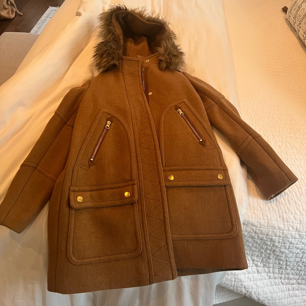 J.Crew Women’s Italian Stadium Cloth by Nello Gori Coat